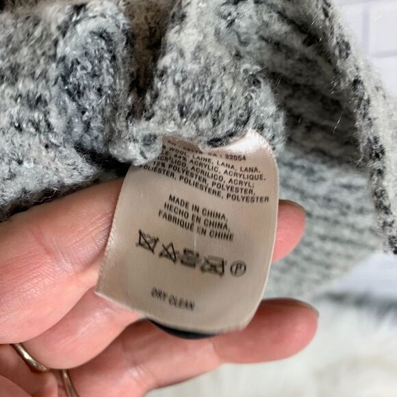 Anthro Angel Of The North Grey Cowl Neck Sweater - Picture 8 of 10